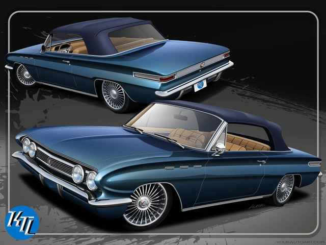 Telstar and RoadLyon: “His & Hers” 1962 Buick Skylarks